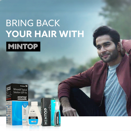 Minoxidil helps simulate hair growth