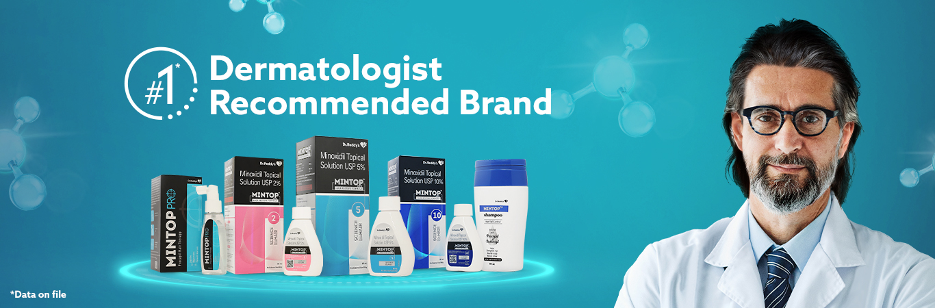 Minoxidil helps simulate hair growth